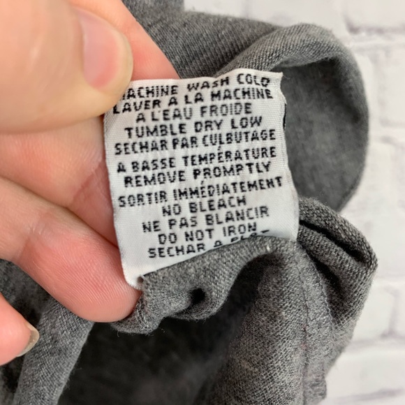 Chaser NWT Gray USA Shirttail Tank Medium - Picture 7 of 12